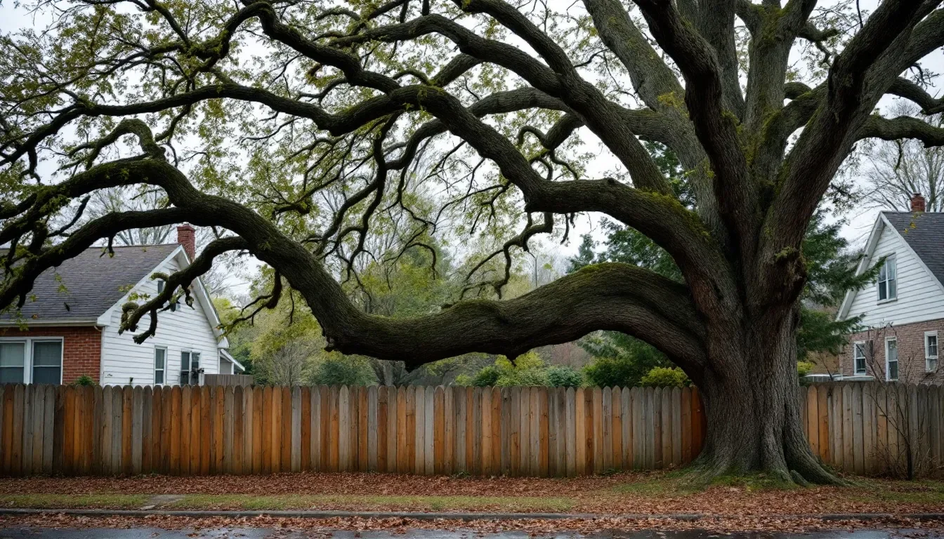 Oak Tree Pruning in Greenville